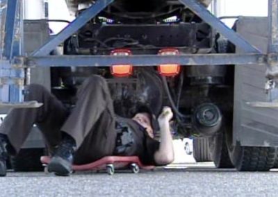 this image shows commercial truck suspension repair in Calexico, California